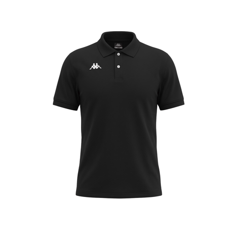 BANDA GINO COTTON SPANDEX PIQUE POLO- Black