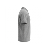 LOGO BELMONT COTTON SPANDEX PIQUE POLO- Grey marle
