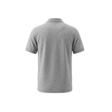 LOGO BELMONT COTTON SPANDEX PIQUE POLO- Grey marle