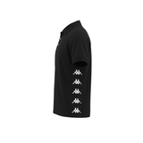 BANDA GINO COTTON SPANDEX PIQUE POLO- Black