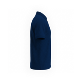 LOGO BELMONT COTTON SPANDEX PIQUE POLO- Navy