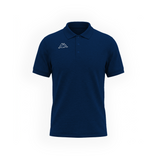 LOGO BELMONT COTTON SPANDEX PIQUE POLO- Navy
