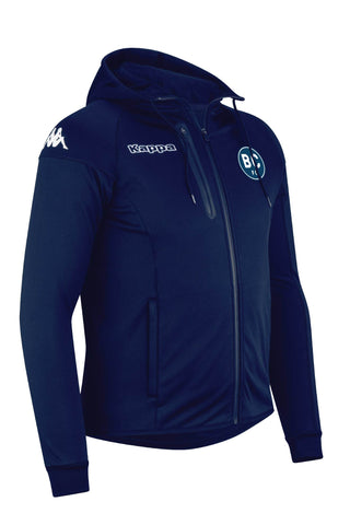 Bendigo City FC - Soft Shell Tech Hood Jacket WP - Navy