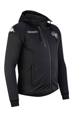 Fraser Park FC - Soft Shell Tech Hood Jacket WP - Black
