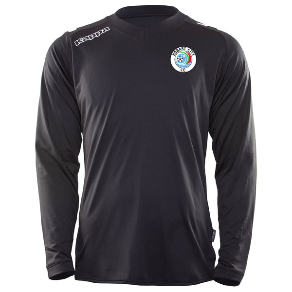 Hobart City FC - Adult Long Sleeve Jersey Black - Unisex – Kappa