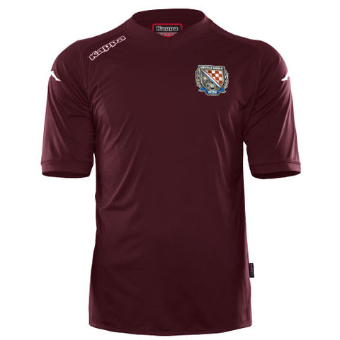 Hurstville Zagreb FC - Short Sleeve Jersey Maroon - Unisex