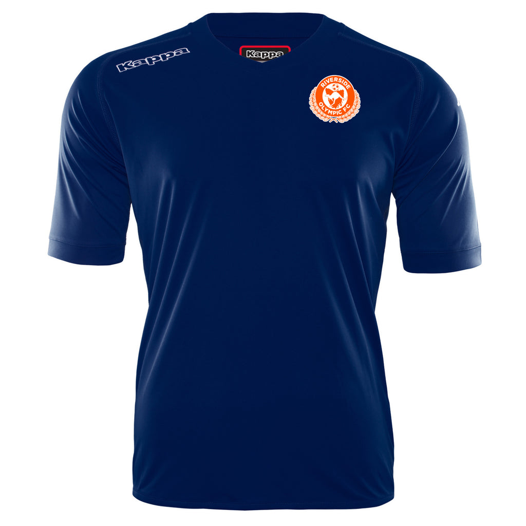 Riverside Olympic FC Short Sleeve Jersey Navy Unisex – Kappa